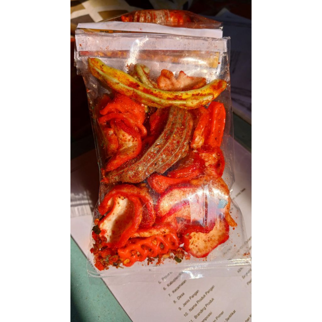 

SEBLAK MIX BANTAT PEDAS GURIH, RP.2000 ISI 5PCS