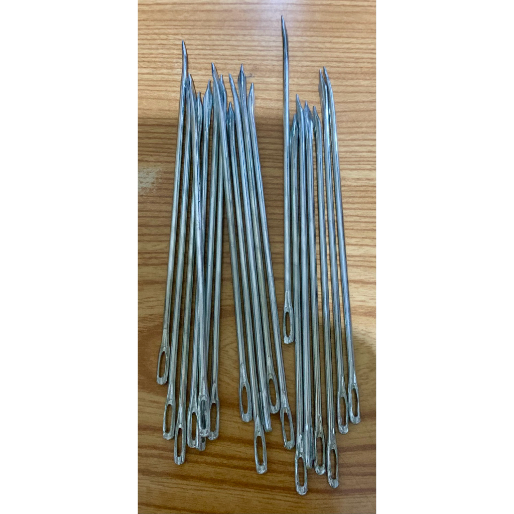 Jarum Jahit Karung Goni & Plastik (Ukuran Besar) - Jarum Kasur Tebal untuk Packing / Jahit Karung Ma