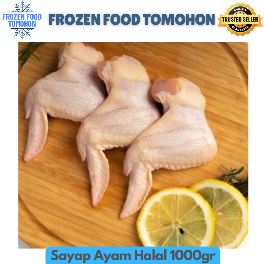 

Sayap Ayam Halal 1000gr - Frozen Food Tomohon