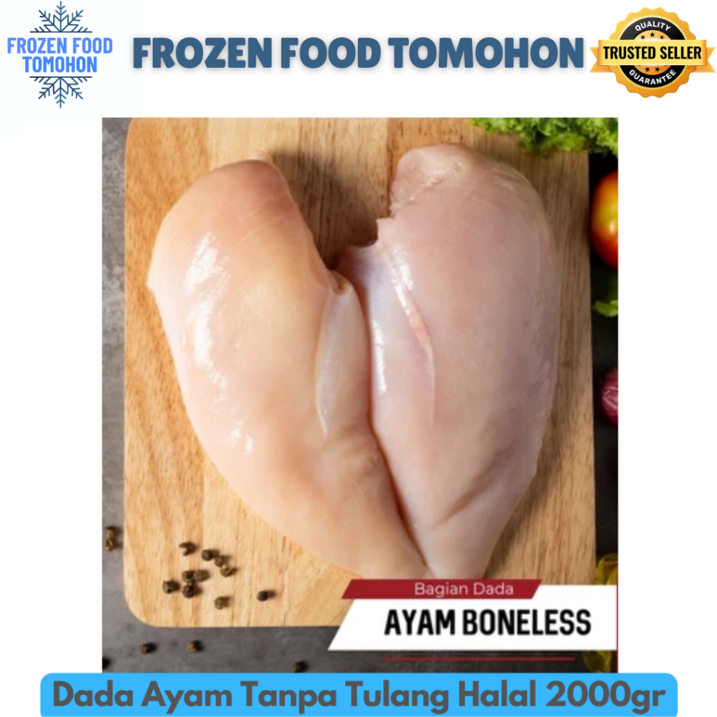 

Dada Ayam Tanpa Tulang Halal 2000gr - Frozen Food Tomohon