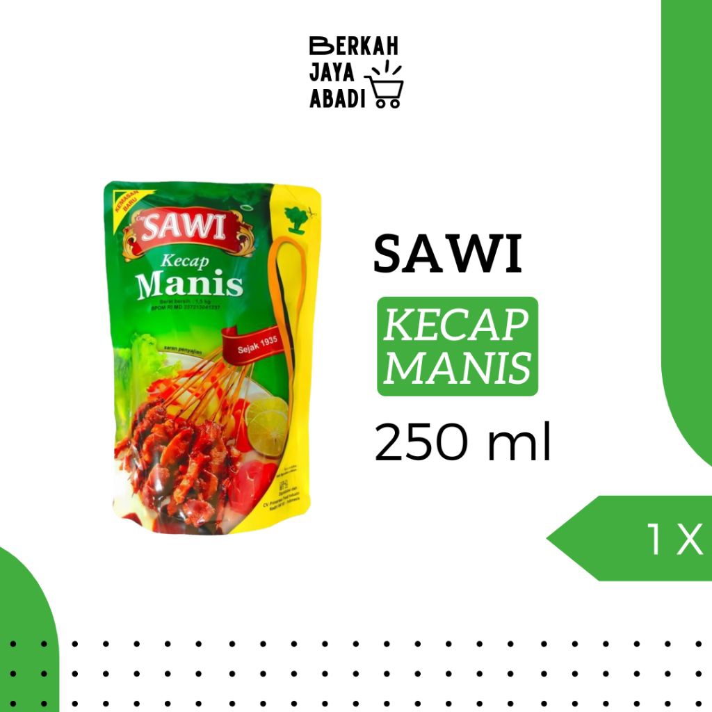 

Sawi Kecap Manis Pouch 250 ml | Kecap Murah | Grosir