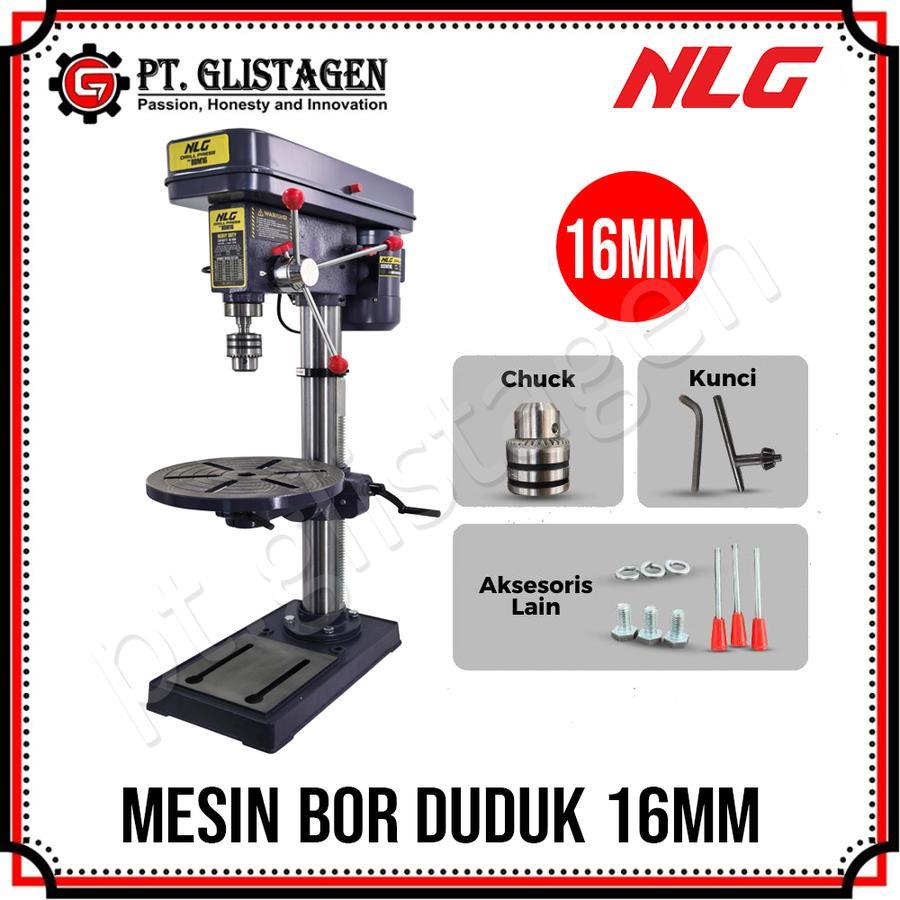 NLG Mesin Bor Duduk 16MM Bench Drill Heavy Duty 16 mm