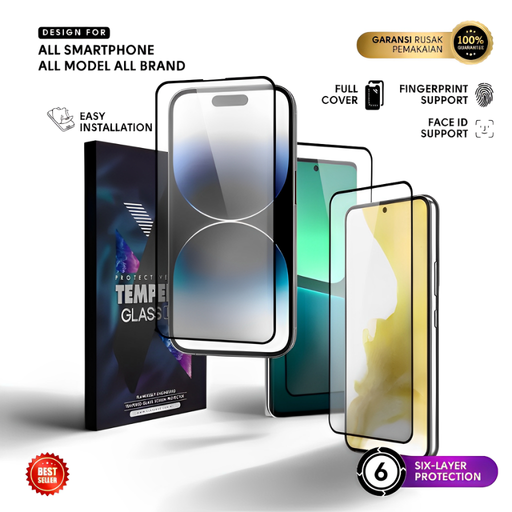 OPPO A16 ANTIGORES TEMPERED GLASS ANTI STATIC PELINDUNG LAYAR ANTI DEBU ANTI AIR