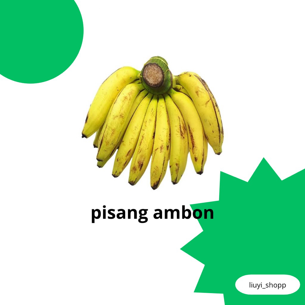 

pisang ambon 1 sisir