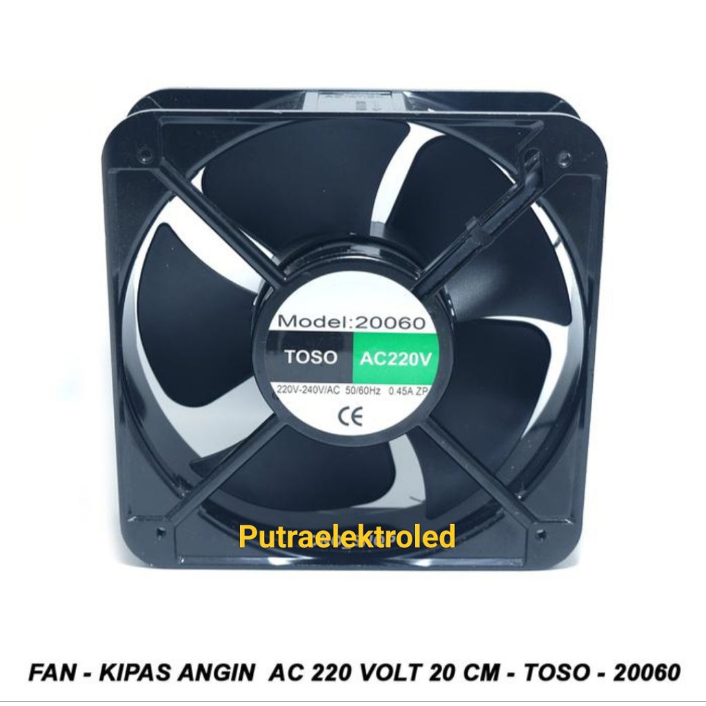 COOLING FAN 20CM AC 220V BALL BEARING / Cooling Fan 20 cm