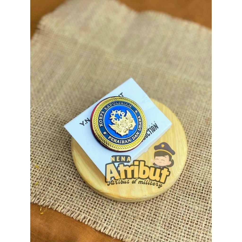 ATRIBUT POLRI PIN RODA KORPS POLAIRUD EXCLUSIVE