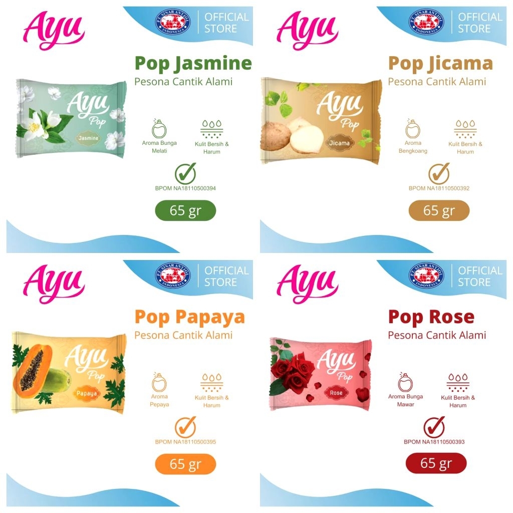 Sabun AYU Pop All-Varian 65gr