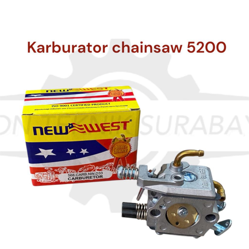 CARBURATOR/KARBURATOR/KARBURATOR CHAINSAW/MESIN GERGAJI KAYU 22" NEW WEST