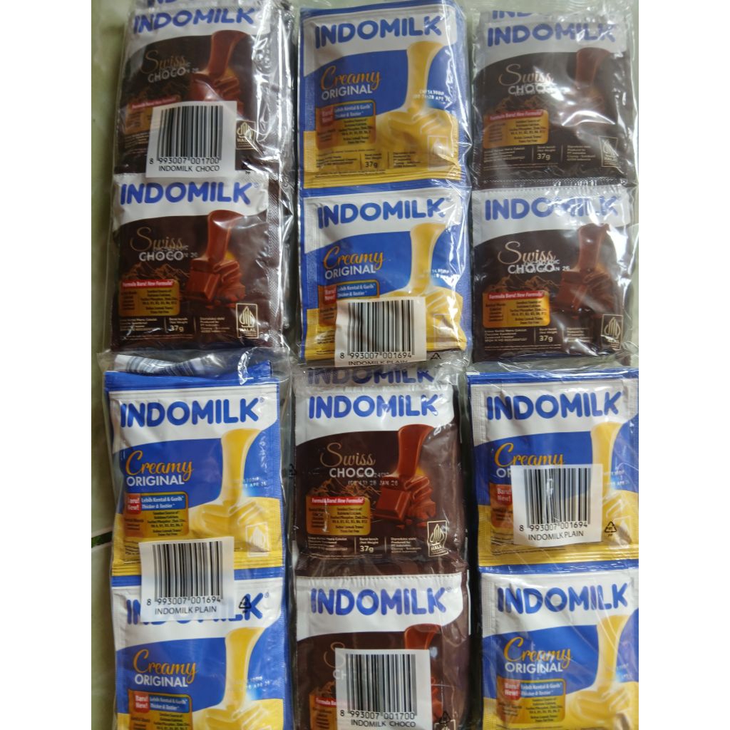 

(24 pcs) Susu Indomilk Renteng Putih/coklat