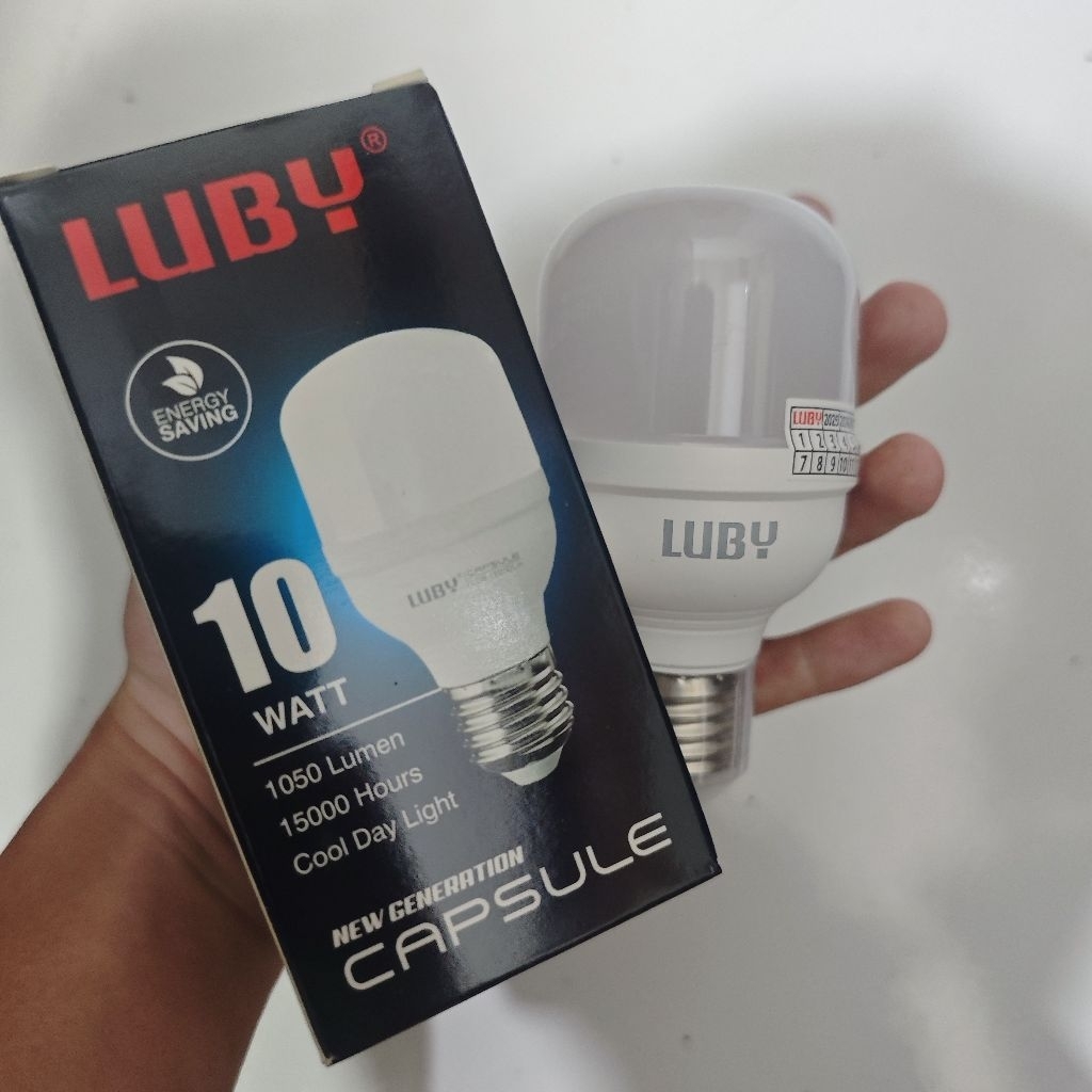 LAMPU LED LUBY 10WATT warna putih