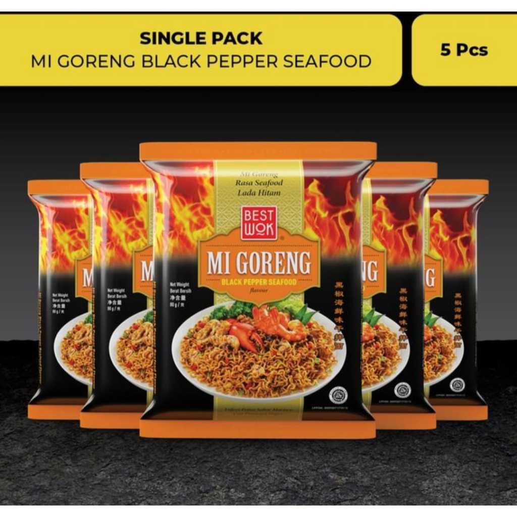 

Best Wok Mie Goreng Original Black Pepper Seafood