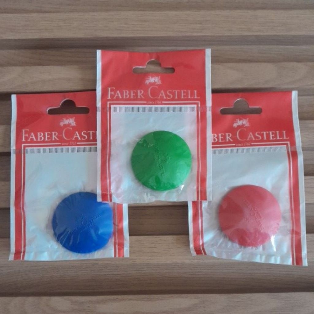 

PENGHAPUS FABER-CASTELL DUST-FREE / FABER-CASTELL GRIP ERASER