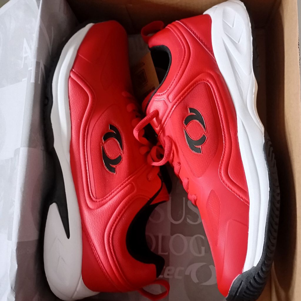 Sepatu Badminton Astec Jeff Red Badminton Shoes Astec Jeff Merah