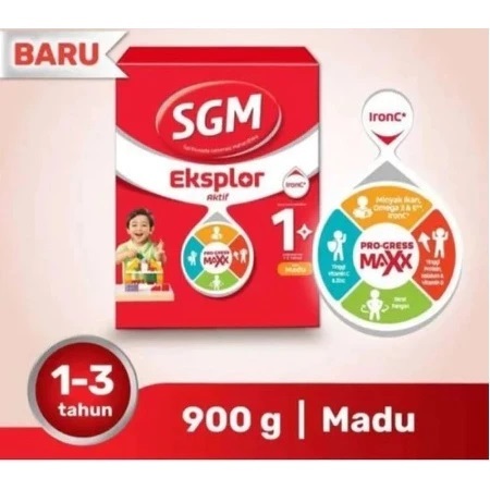 

SGM Eksplor 1+ dengan IronC Susu Pertumbuhan Rasa Madu/Vanila 400G & 900GR