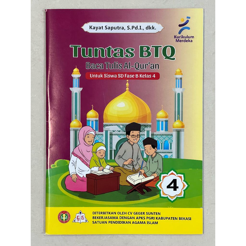 Buku Tuntas BTQ Baca Tulis Al-Quran  Kelas 4