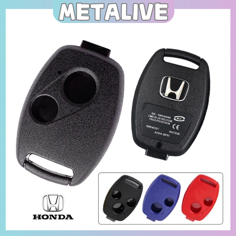 Casing Kunci Honda Casing Kunci Honda Remote Mobil 2 Lobang Cover Key Mobil Casing Rumah Kunci Remot