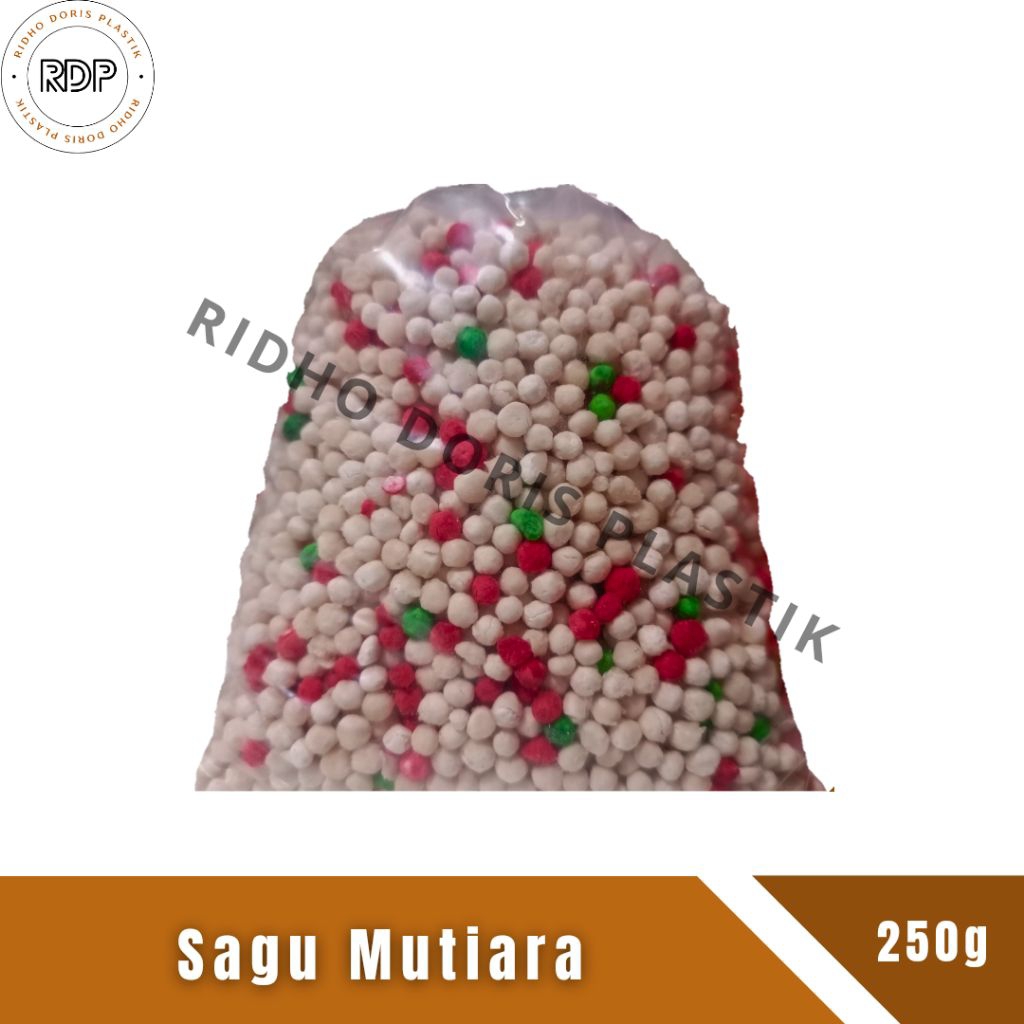 

Sagu Mutiara kemasan repack 250g