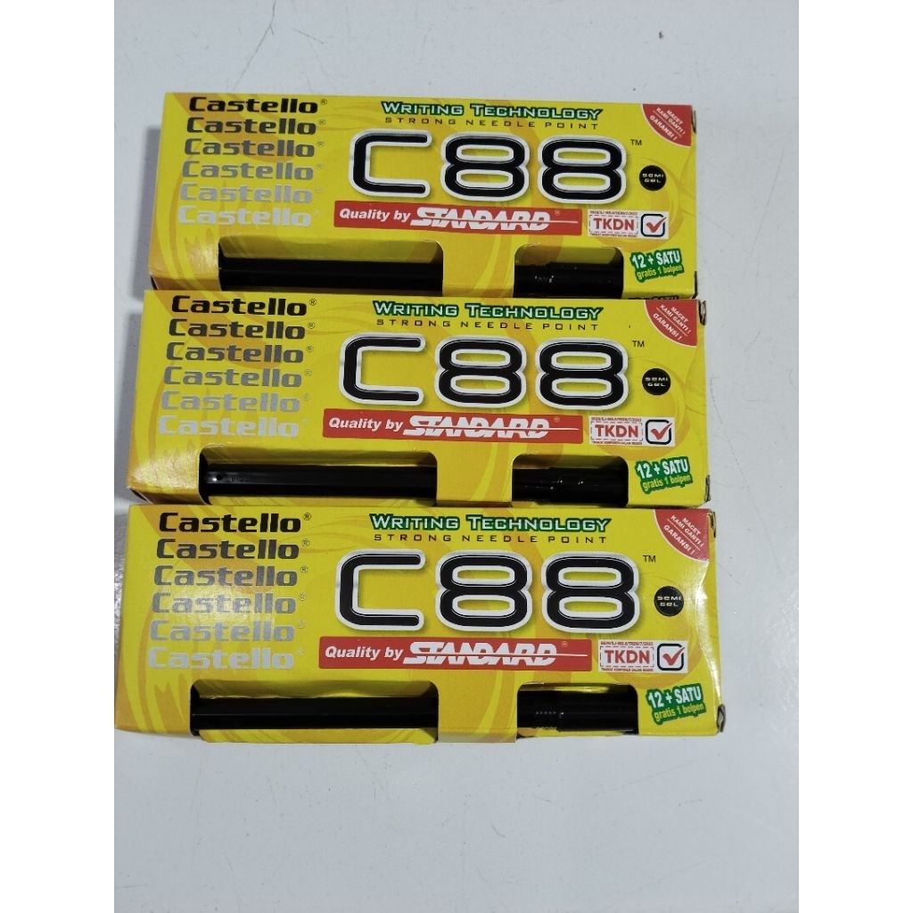 

(1 Lsn) Pena Castello C88 hitam standart