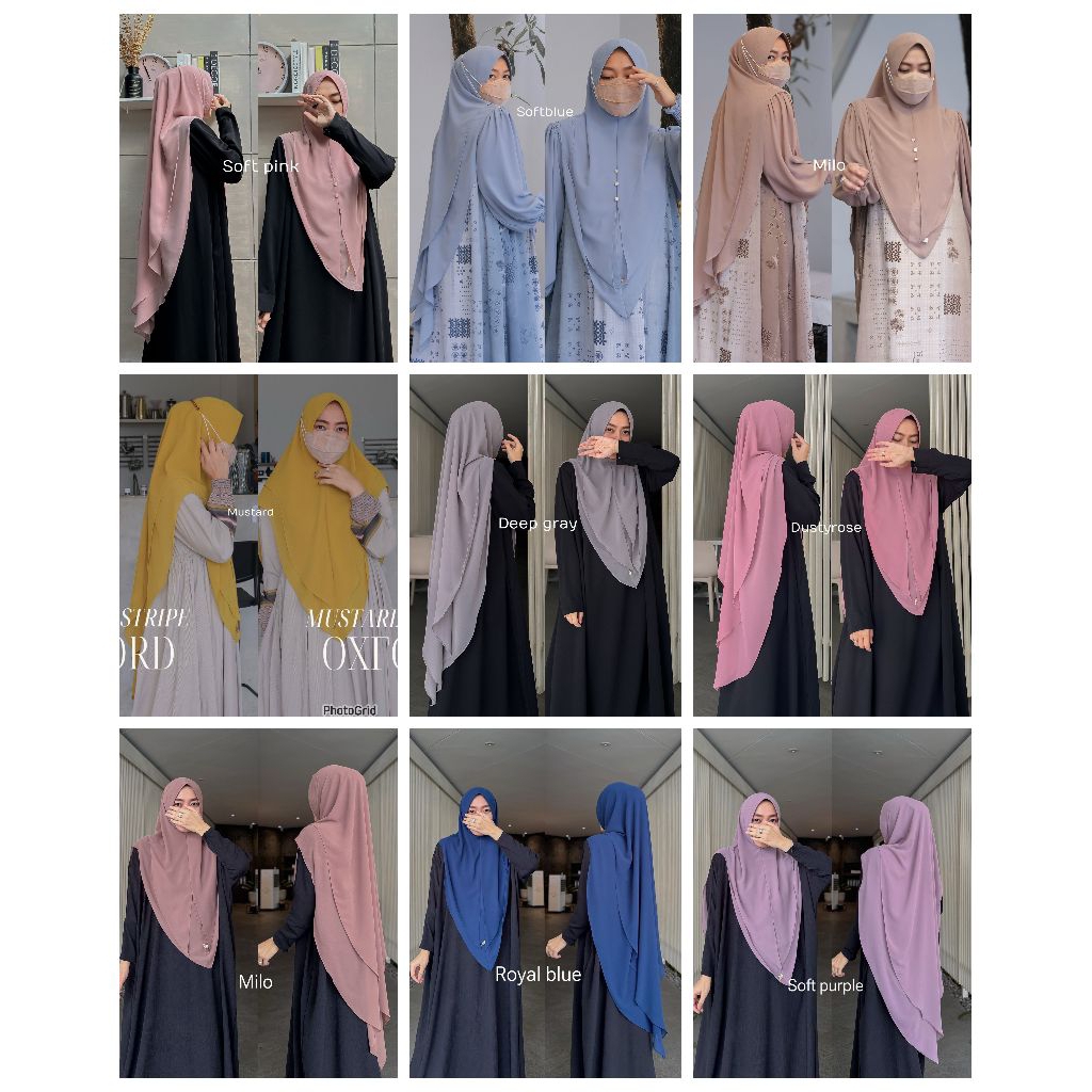 BOOMSALE ‼️KHIMAR CERUTY PREMIUM ZAFEETRI