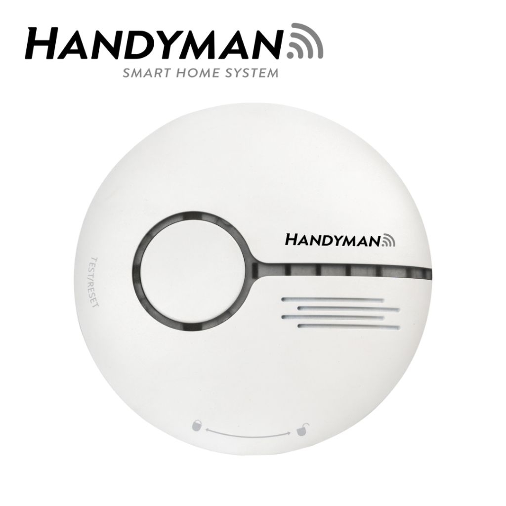 Handyman Smart Smoke Alarm Mendeteksi Asap Kirim Notifikasi Ke Aplikasi Handyman Luas Area 30 m2 Pen