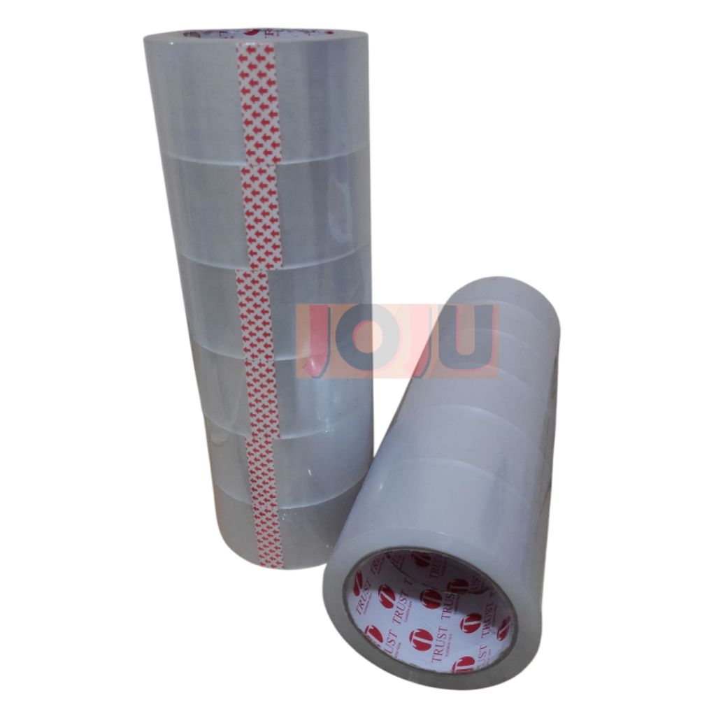 

OPP Lakban Bening / Coklat Merk Trust Panjang 80 Yard (Pcs)