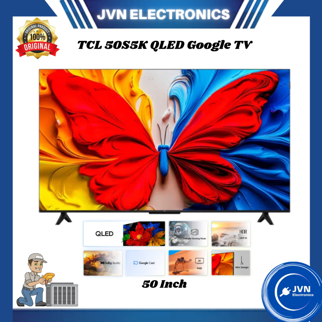 TCL 50S5K 50 Inch QLED Google TV