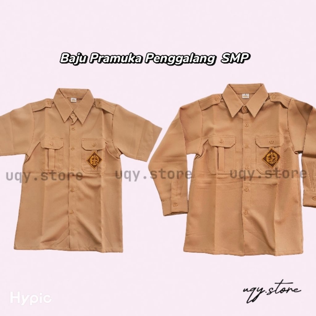 Baju Seragam Pramuka Penggalang SMP SMA Baju Seragam Sekolah Pramuka SMP