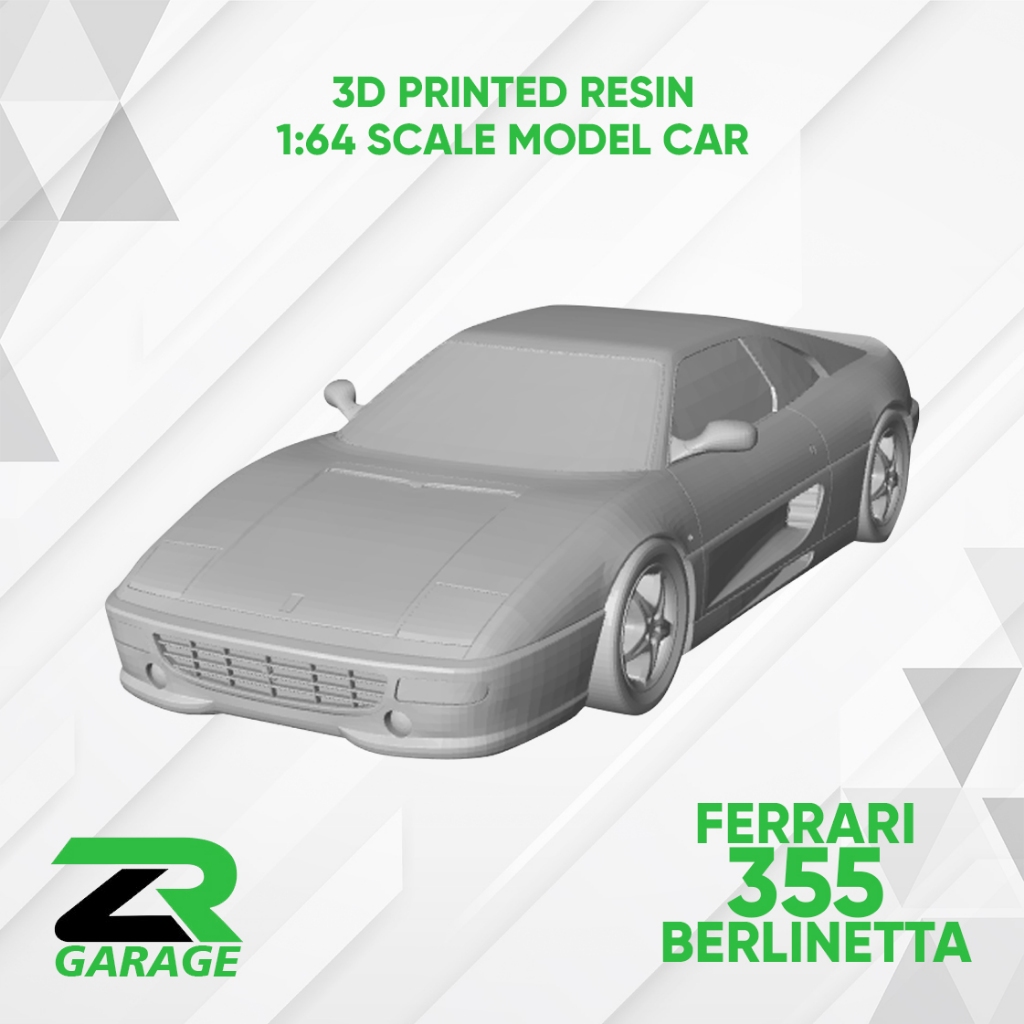 Kit Car 1/64 scale Ferrari 355 Berlinetta / Hotwheel Ferrari 355 berlinetta / Kit Car Resin