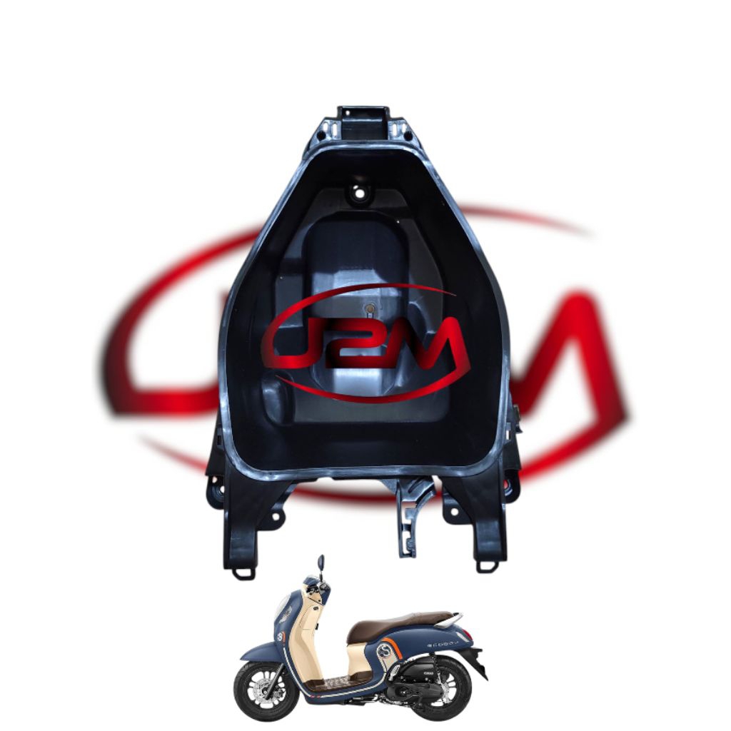Box bagasi jok honda scoopy fi prestige 2020-2023