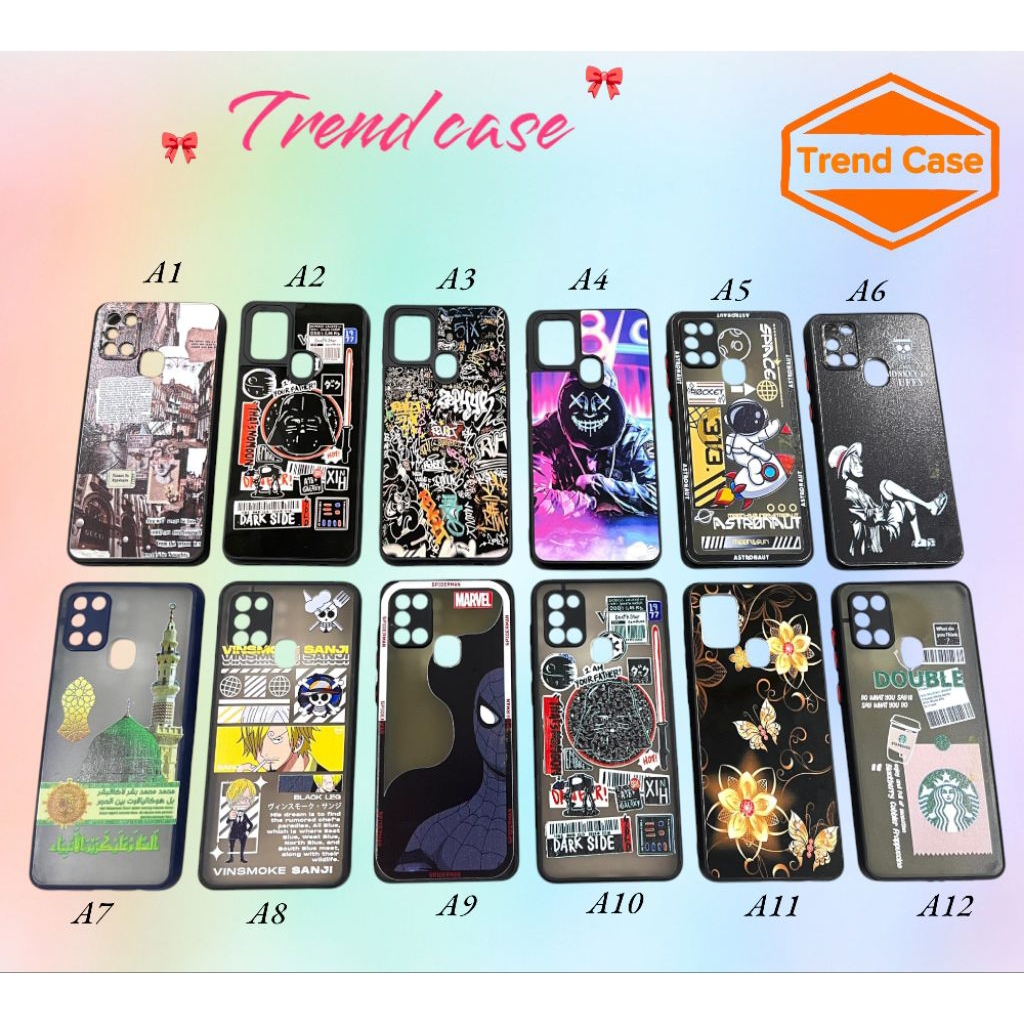 Case Hp Tipe SAMSUNG A21S / Case Bening / Clear Case / Clear case Gambar / Case 2D gambar / Case Pol