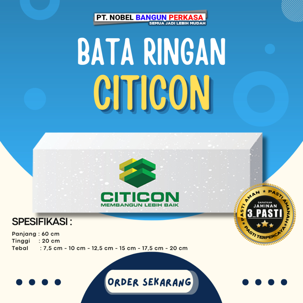 Bata Ringan Merk Citicon