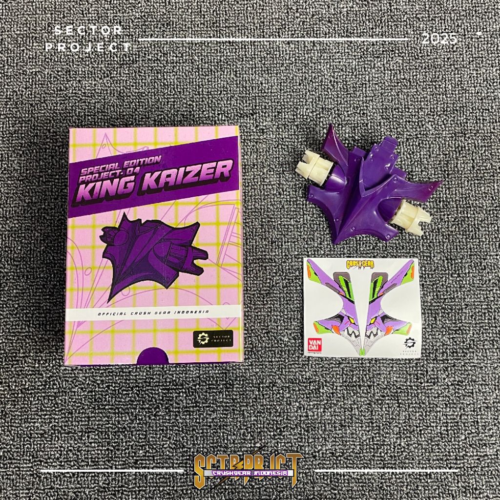 CRUSH GEAR SENJATA DEPAN KING KAIZER SECTOR PROJECT