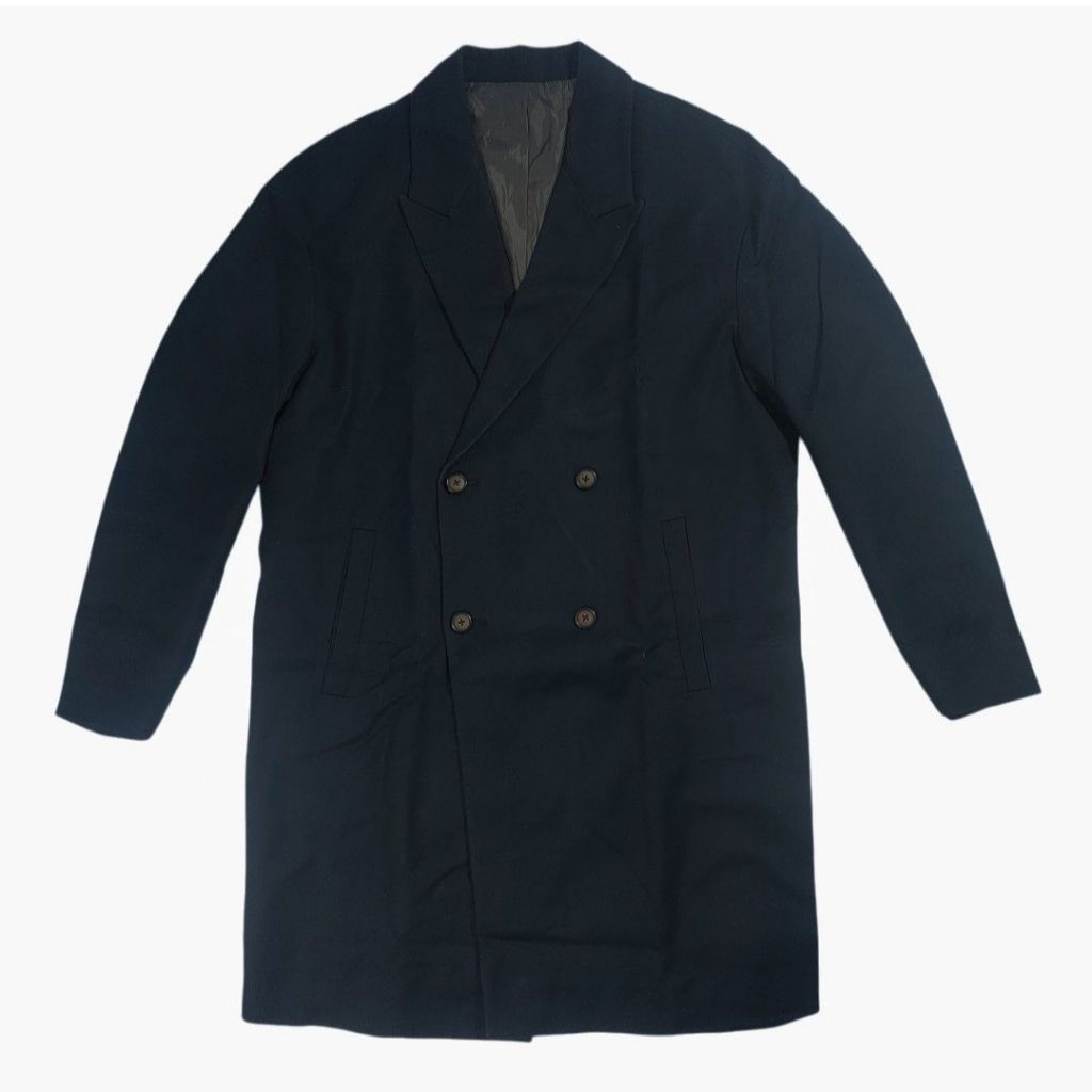 SPAO for Men navy coat blazer jas parka