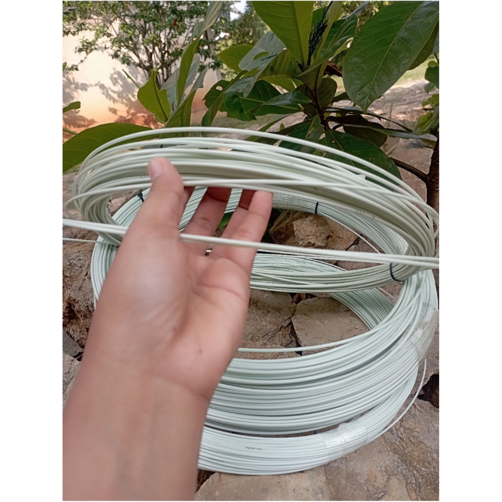 5 METER (PANJANG 5 METER) FIBER LAYANGAN FIBER BAHAN RAGANGAN LAYANGAN WARNA PUTIH