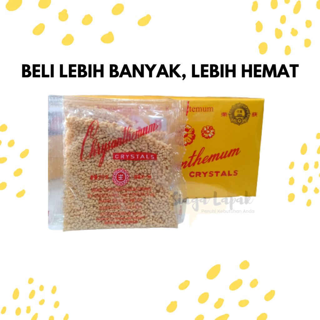 

Teh herbal Crysanthemum ECERAN 1 PCS Crystal Beverage Instant by Shen Life [BELI BANYAK LEBIH MURAH]
