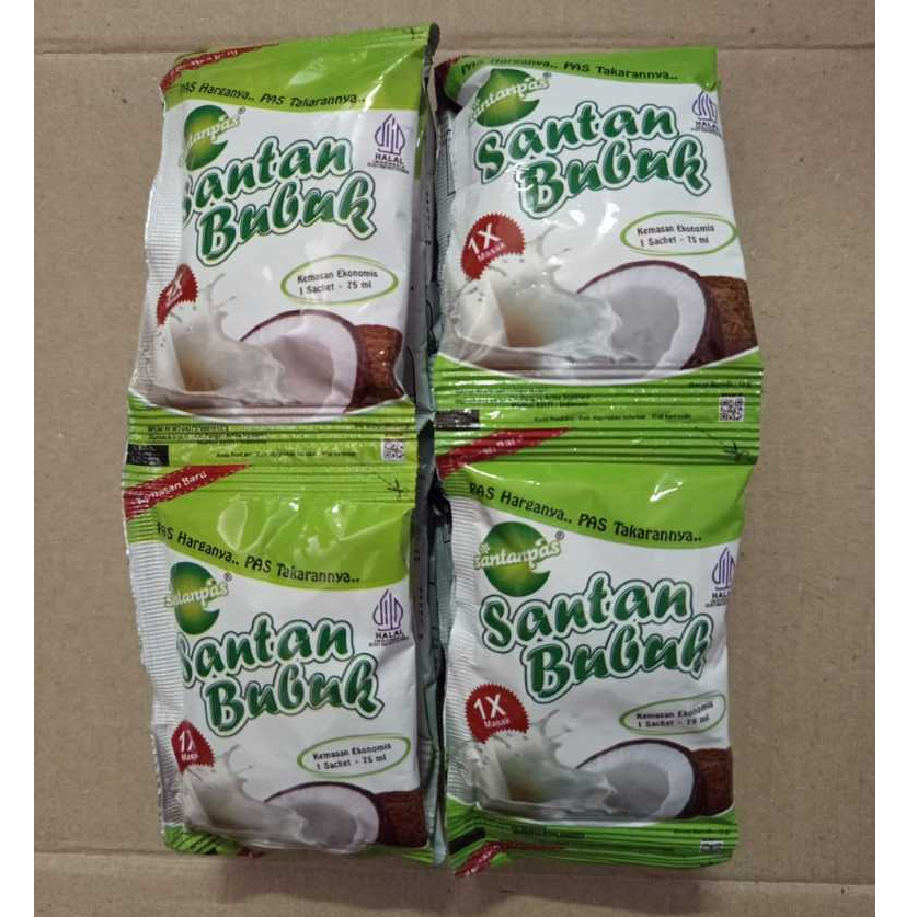 

Santan Bubuk Santanpas Renceng isi 10 Sachet