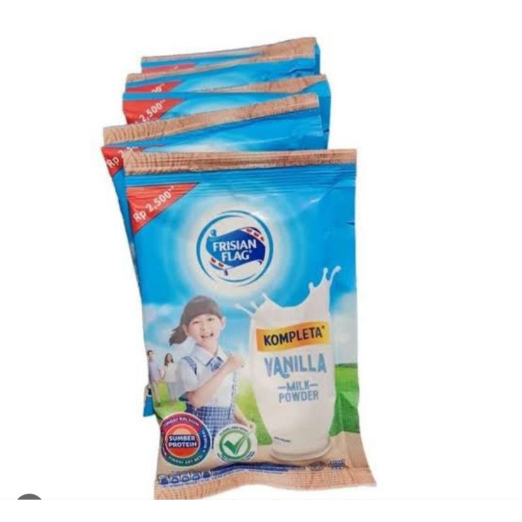 

Frisian Flag Kompleta Vanilla Renceng Isi 10 30gr Bogor