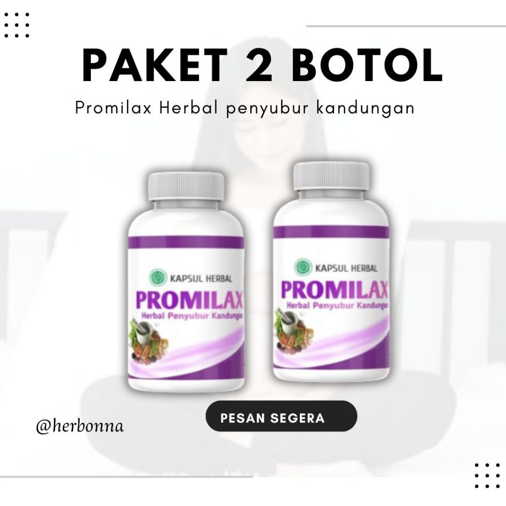 PROMOPAKET 2 BOTOL PROMILAX MENYUBURKAN KANDUNGAN