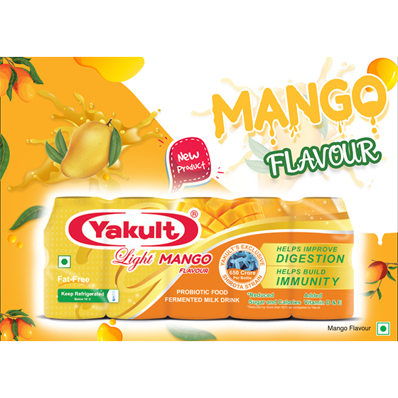 

Yakult Mango / Minuman Susu Fermentasi Probiotic Drink Rasa Mango / khusus instan