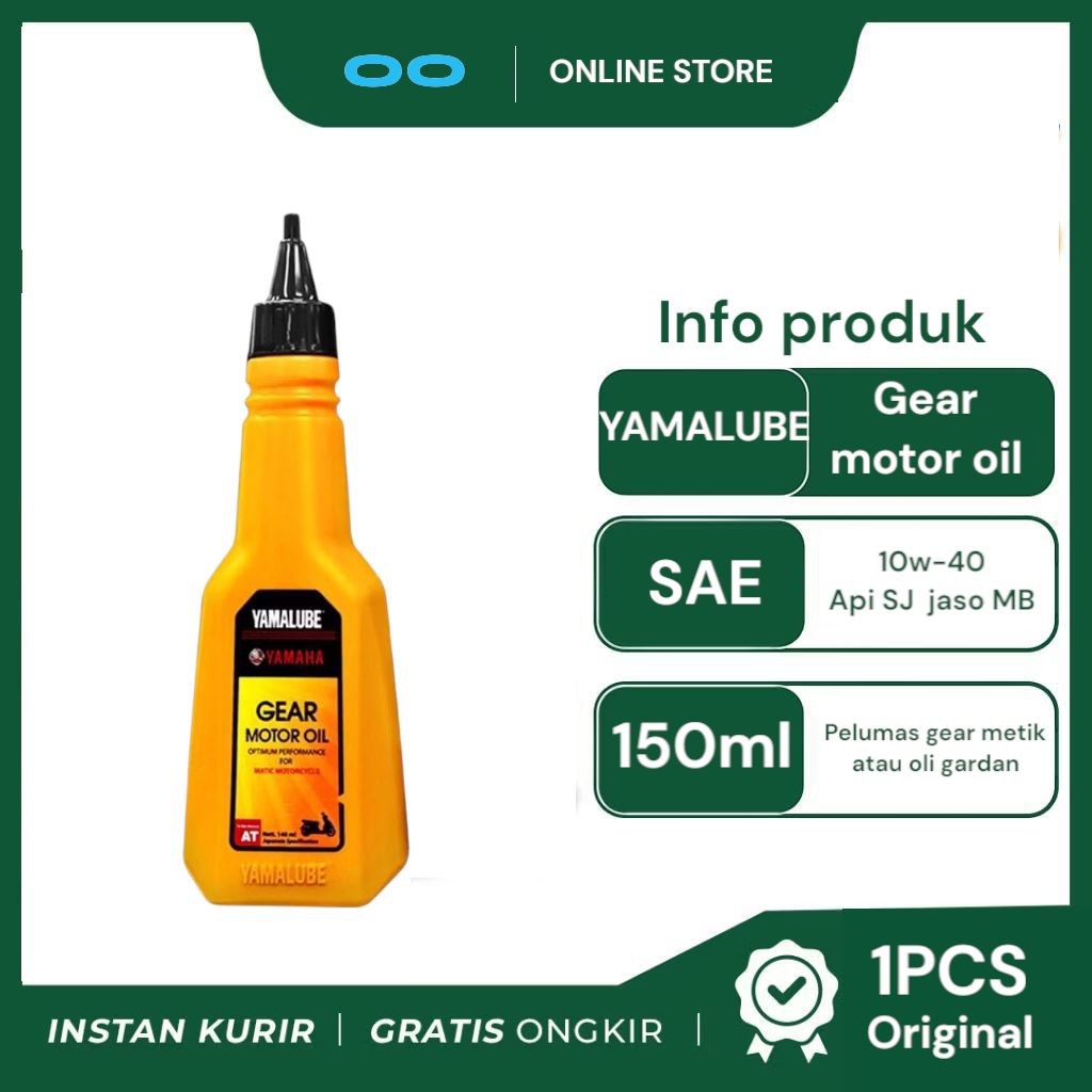 OLI YAMALUBE ORIGINAL YAMALUBE OLI GARDAN Yamaha Yamalube Gear Oil