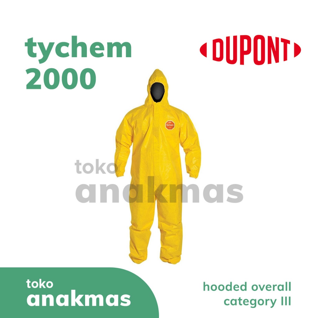 Dupont Tychem 2000 C Hazmat Suit APD Dupont Tychem C 2000