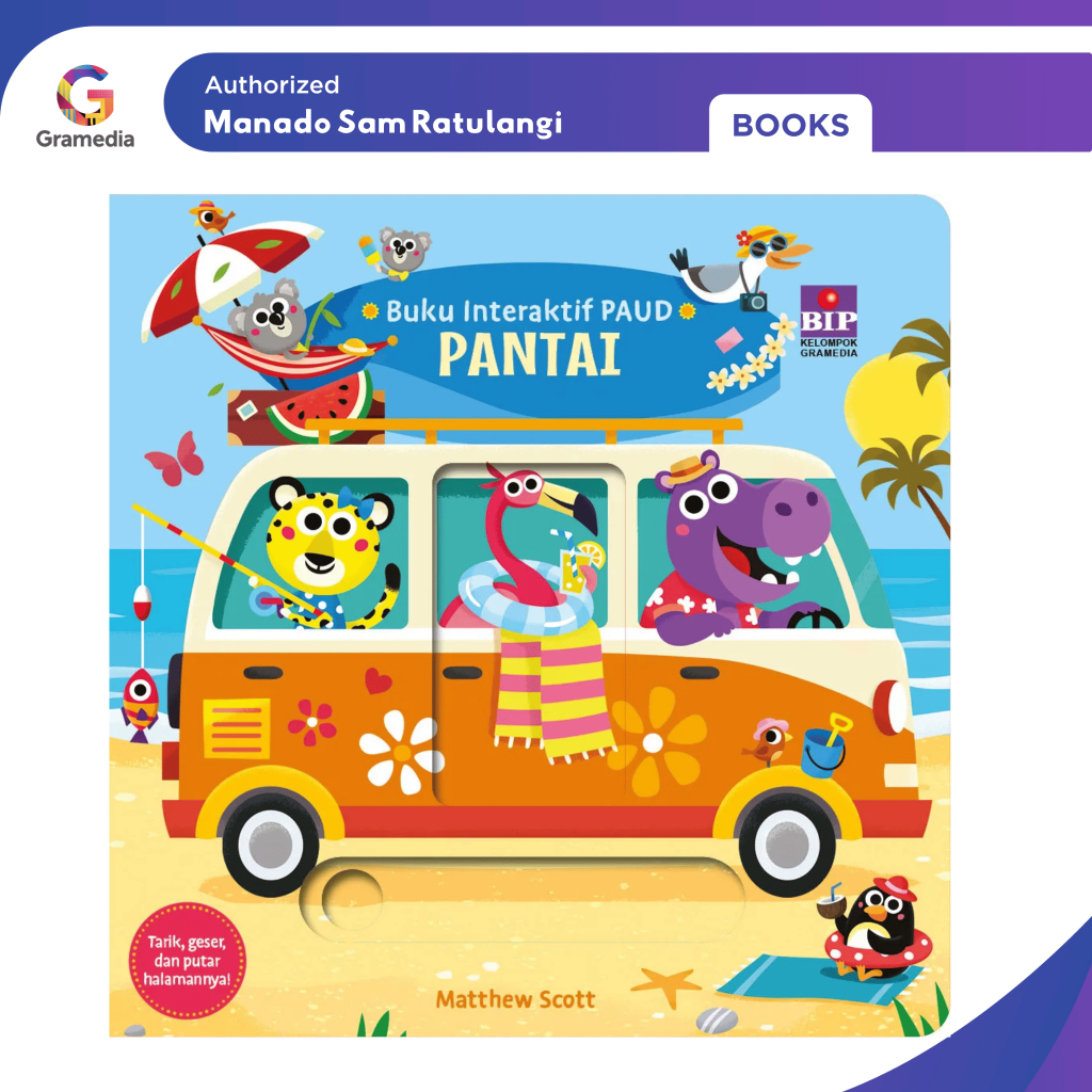 Gramedia Manado-Buku Interaktif PAUD: Pantai