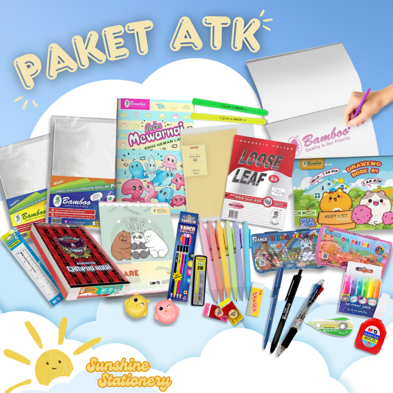 

[SET] Paket Buku & Alat Tulis TAB Tahun Ajaran Baru Untuk SD - SMP - SMA - Kuliah