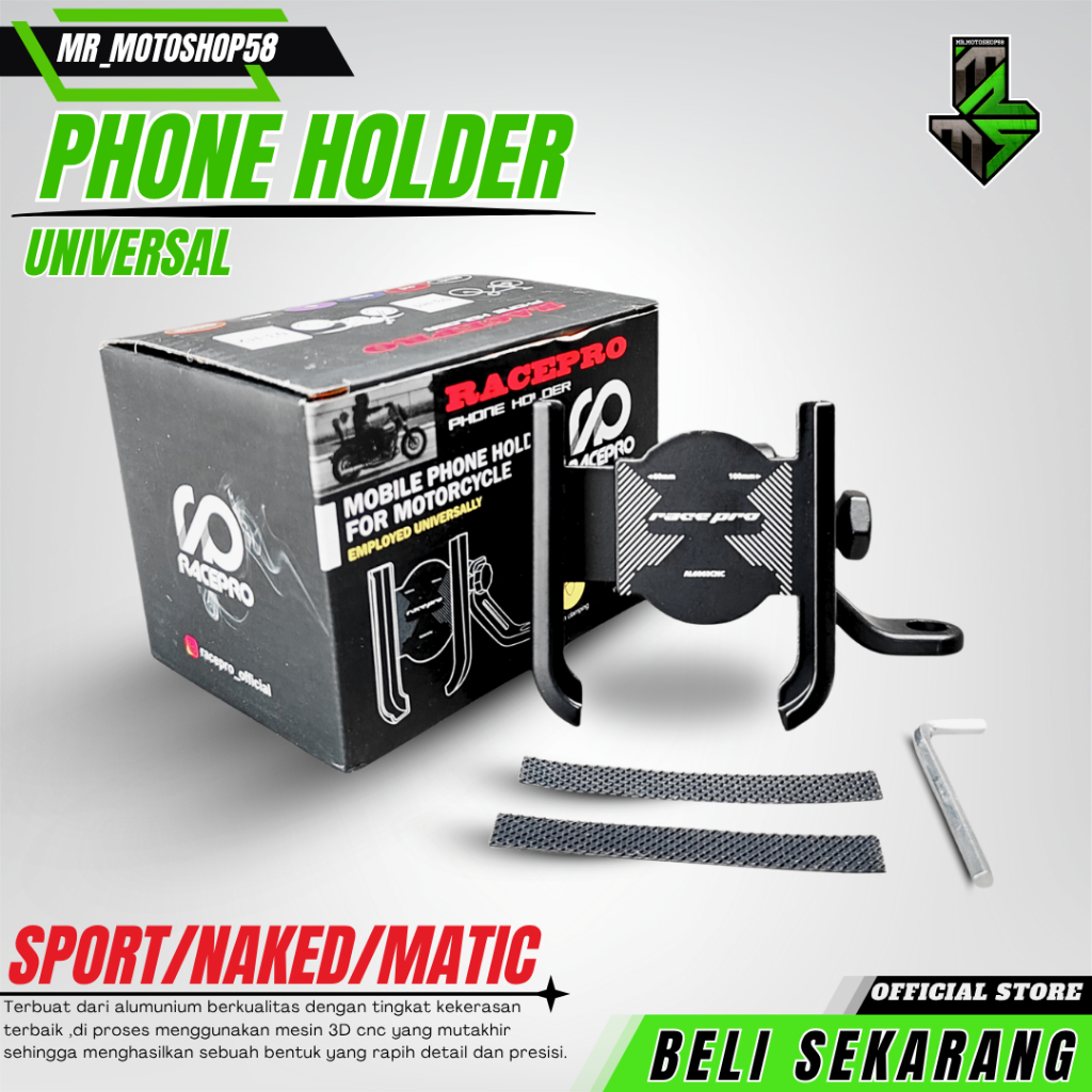 Viral  Holder Handphone Motor Holder Motor Dudukan Handphone Motor Holder Hp Spion Phone Holder