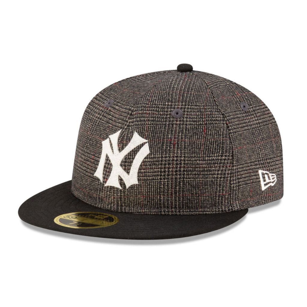 Topi New Era Cap New York Yankees 59Fifty Day Plaid Retro Crown 59Fifty Fitted Hat Original