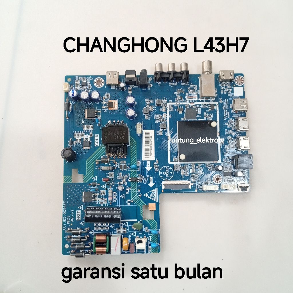 MB TV CHANGHONG L43H7 MAINBOARD-MOTHERBOARD-MOBO-MODUL MESIN TV CHANGHONG L43H7