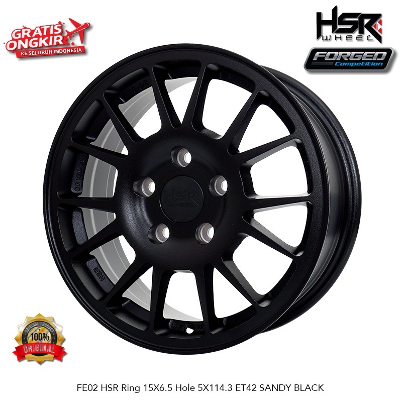 VELG MOBIL MODEL RALLY R15 LEBAR 6,5 UNTUK APV GRANMAX LUXIO ERTIGA INNOVA