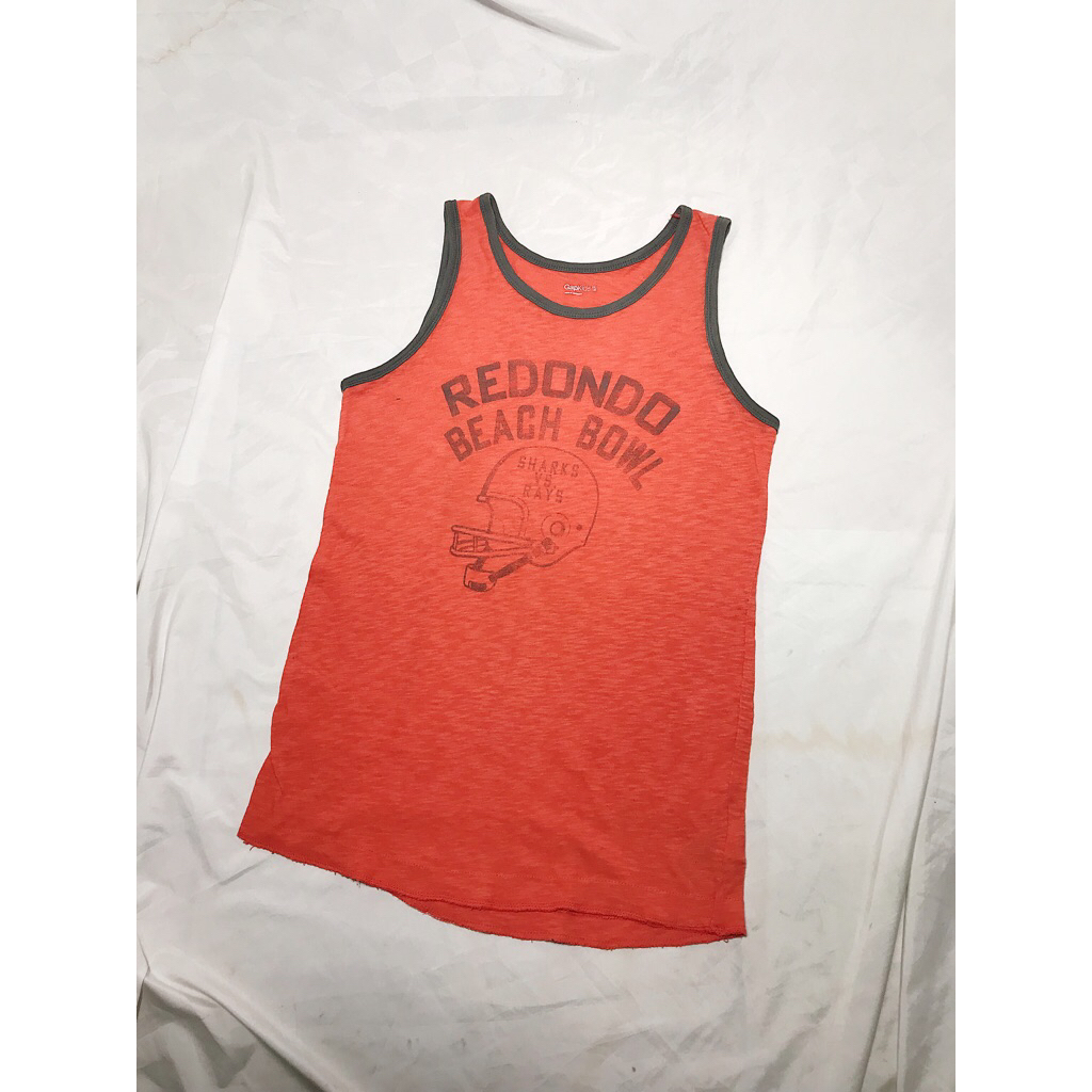 Nego Boskuu > Gap Sleeveless Basic Shirt Original - Coral Pink (Outfit/Pakaian)|Preloved/2nd/Second/