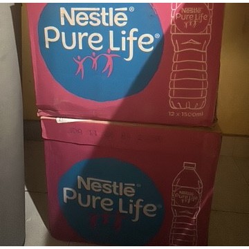 

Nestle Pure life 1500 ml/1.5 Liter isi 12 botol