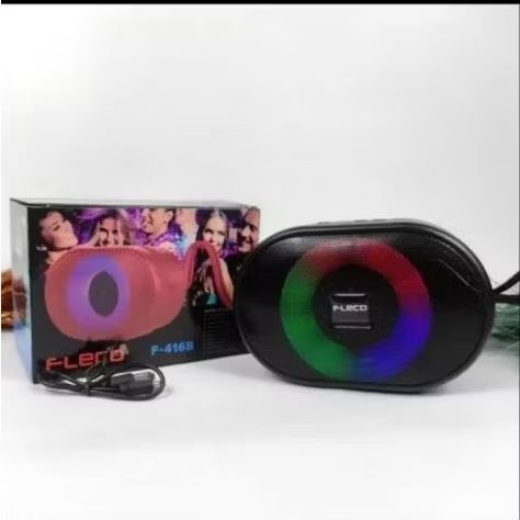 Speaker/ salon Bluetooth Fleco F-416B / Speaker WirelessBluetooth & USB TF Card Radio barang ori